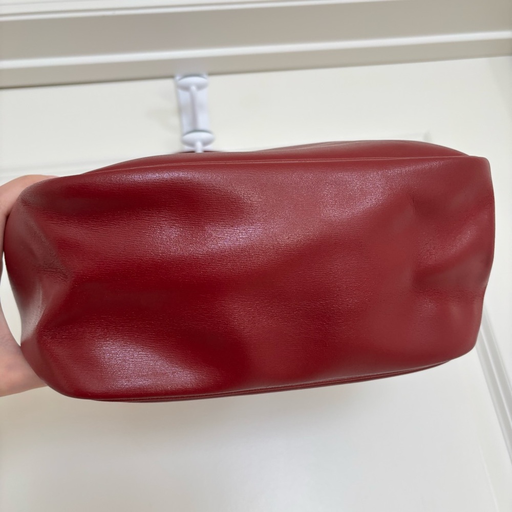 Longchamp Roseau Red Leather Handbag - Picture 4 of 16